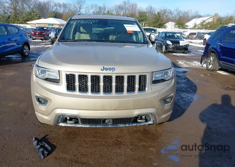 2014 Jeep Grand Cherokee Overland z USA, uszkodzony, nr VIN 1C4RJFCG6EC441928